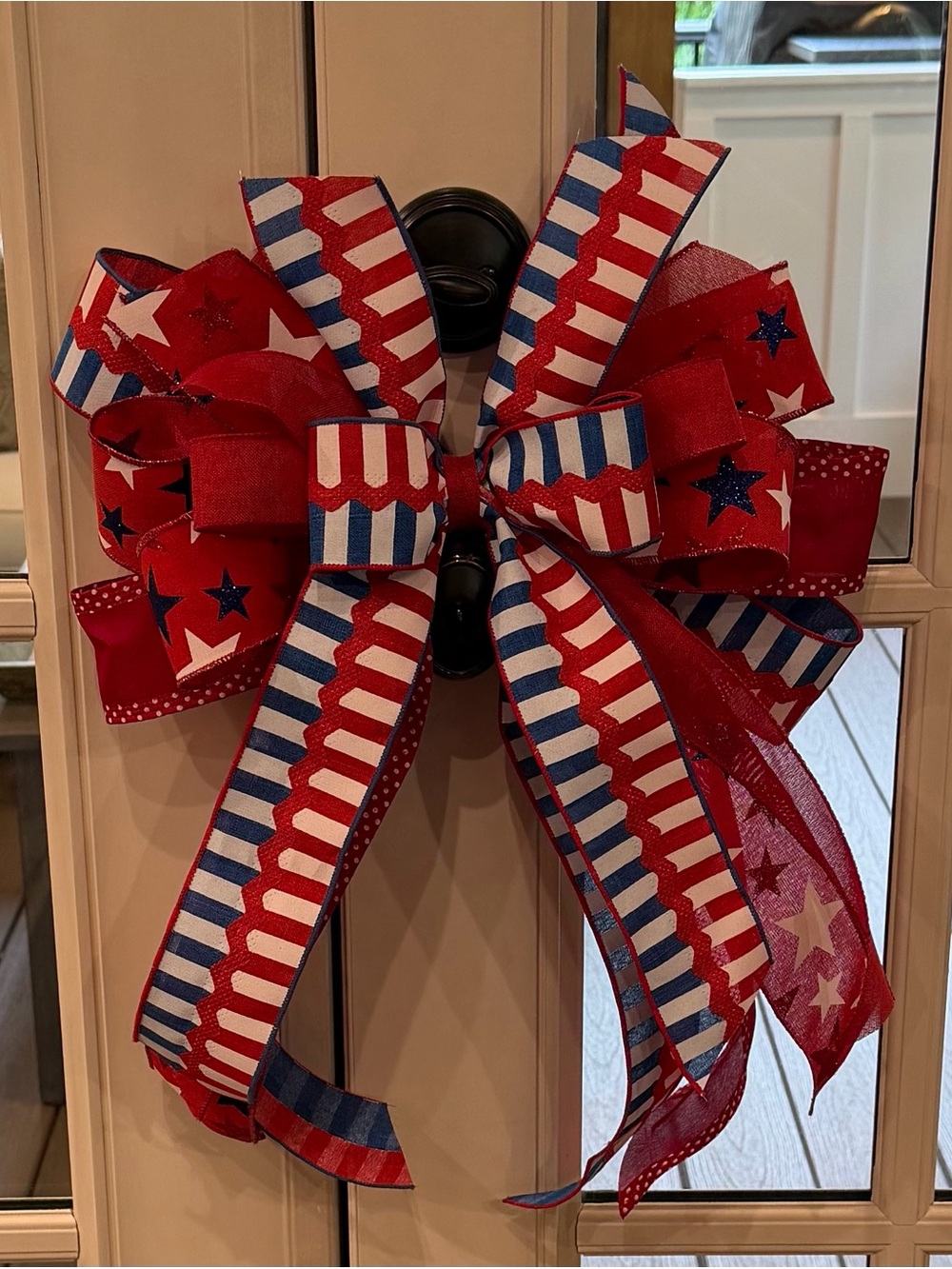 Mailbox Independence Day Bow